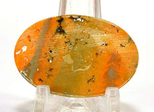 Load image into Gallery viewer, 35mm 35 Carat Bumble Bee Jasper Cabochon Natural Sparkling Crystal Pendant Polished Mineral Gemstone Medallion - Indonesia

