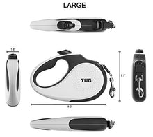 Load image into Gallery viewer, TUG 360° Tangle-Free, Heavy Duty Retractable Dog Leash with Anti-Slip Handle; 16 ft Strong Nylon Tape/Ribbon; One-Handed Brake, Pause, Lock Bundle with TUG Waste Bags
