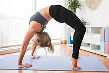 Load image into Gallery viewer, IUGA Yoga Mat Non Slip Textured Surface, Reversible Dual Color, Eco Friendly Yoga Mat with Carrying Strap, Thick Exercise &amp; Workout Mat for Yoga, Pilates and Fitness (72"x 24"x 6mm )
