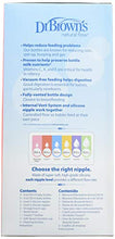 Load image into Gallery viewer, Dr. Brown's Options+ Baby Bottles Pink Gift Set with Silicone Teether, Pink Sippy Cup, Pink Bottle Brush and Travel Caps, Includes 6 Narrow Pink Baby Bottles
