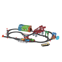 Load image into Gallery viewer, Thomas &amp; Friends Talking Thomas &amp; Percy Train Set UK English Edition, large motorized train and track set for kids ages 3 years and older
