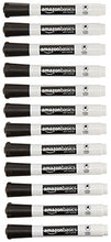 Load image into Gallery viewer, AmazonBasics Low-Odor Dry Erase White Board Markers - Chisel Tip - 12 Pack, Black
