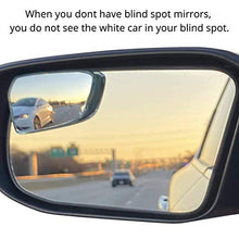 Load image into Gallery viewer, Blind Spot Mirrors [Original Part Look - Fits Shape of Car Door Mirror] Fully Adjustable with Plastic Frame - Model OEM for Blindside and Engineered for optimized viewing image by Utopicar (2 pack)
