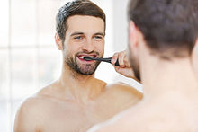 Load image into Gallery viewer, AquaSonic Black Series Ultra Whitening Toothbrush - 8 DuPont Brush Heads &amp; Travel Case Included - Ultra Sonic 40,000 VPM Motor &amp; Wireless Charging - 4 Modes w Smart Timer - Modern Electric Toothbrush
