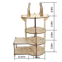 Load image into Gallery viewer, D&amp;D 3D Mage's Tower Battle Map 4-Level 16 Inches Tall Wood Laser Cut with 1" Grid Wargaming Terrain for Dungeons &amp; Dragons, Pathfinder, Warhammer or Other Tabletop RPG
