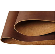 Load image into Gallery viewer, Muse Craft Flawless 12''X24'' 5-6oz Dark Brown Tooling Leather Finished Full Grain Cowhide Leather Import A Grade Leather Hide 1.8-2.1mm Tooling Sewing Hobby Workshop Crafting Leather
