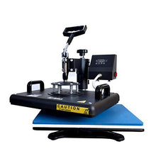 Load image into Gallery viewer, BetterSub Heat Press 12x15 Inch Combo 5 in 1 Heat Press Machine for T-Shirt Mug Hat Plate Cap Pattern Printing Heat Transfer Digital Industrial-Quality Sublimation Machine 360 Degree Swivel
