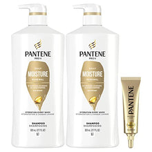 Load image into Gallery viewer, Pantene Shampoo Twin Pack with Hair Treament, Daily Moisture Renewal for Dry Hair, Safe for Color-Treated Hair
