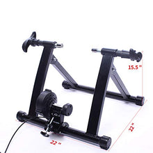 Load image into Gallery viewer, BalanceFrom Bike Trainer Stand Steel Bicycle Exercise Magnetic Stand with Front Wheel Riser Block
