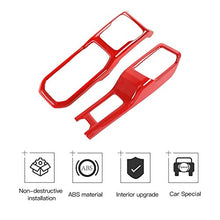 Load image into Gallery viewer, RT-TCZ Red Four-Wheel Drive + Gear Shift Panel Cover Trim for 2018-2020 Jeep Wrangler JL JLU
