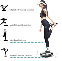 Load image into Gallery viewer, EveryMile Wobble Balance Board, Exercise Balance Stability Trainer Portable Balance Board with Handle for Workout Core Trainer Physical Therapy &amp; Gym 15.7" Diameter No-Skid Surface
