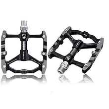 Load image into Gallery viewer, AOIEORD MTB Bike Pedals, 3 Sealed Bearing Cycling Non-Slip Bicycle Pedals, Ultralight Aluminum Alloy 9/16 Road BMX Pedals Flat Platform Pedal

