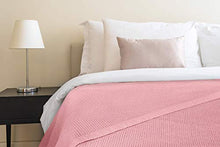 Load image into Gallery viewer, Crover All Season Waffle Premium Thermal Blanket Queen Size 90"x90" Durable Soft Cozy Breathable Weave Design 100% Cotton, Orchid Pink
