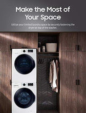 Load image into Gallery viewer, Samsung Stacking Kit for Samsung 24 Inch Wide Front Load Washer and Dryer Combo, Small Space Saving Solution for Laundry Machine Sets, SK-DH
