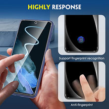Load image into Gallery viewer, [3+2 Pack] UniqueMe Compatible with Samsung Galaxy S21 FE 5G (Not for Samsung Galaxy S21) Screen Protector Tempered Glass and Camera Lens Protector [Easy Installation Frame] HD Clear [Anti-Scratch]
