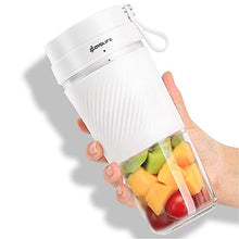 Load image into Gallery viewer, ZOYOLIFE Portable Blender Mini Personal Blender 13.5oz/400ml Magnetic Charging Plug Power Display Juicer Smoothie Blender Smoothie Maker Small Juicer Cup Mixer for Home Outdoor Travel Office

