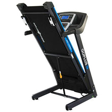 Load image into Gallery viewer, Folding Electric Treadmill Motorized Power Running Machine Fitness with Rolling Wheels 12 Program Available with 2 Separate Water Bottle Holders
