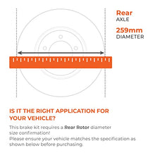 Load image into Gallery viewer, [Rear] Max Brakes Premium OE Rotors with Carbon Ceramic Pads and Hardware Kit KH079242
