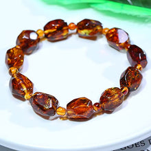 Load image into Gallery viewer, Baltic amber bracelet, 100% natural Baltic certified amber jewelry, promotes immune system, sleep, arthritis, migraine pain relief-MERPOCCLI
