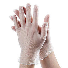 Load image into Gallery viewer, Medpride Medical Vinyl Examination Gloves (X-Large, 100-Count) Latex Free Rubber | Disposable, Ultra-Strong, Clear | Fluid, Blood, Exam, Healthcare, Food Handling Use | No Powder
