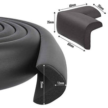 Load image into Gallery viewer, Baby Proofing Corner Guards with Eight Corners and Four Meters Edges, Non-Toxic, Soft with Thick Foam (Grey)
