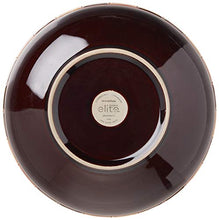 Load image into Gallery viewer, Gibson Elite Casa Estebana 10 Inch Reactive Glaze Serving Bowl, Brown
