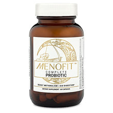 Load image into Gallery viewer, MENOLABS MenoFit - Menopause Supplements for Women - Menopause + Perimenopause Relief for Hot Flashes, Weight Management, Low Energy, Mood, Hormone Support - 60 Herbal Capsules with Probiotics

