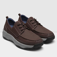 Load image into Gallery viewer, OTHUME Casual Boat Shoes for Men Comfortable, Mens Deck Shoes Penny Loafers &amp; Slip-ons Sneakers XXDX002M-RH-US-TAUPE-9.5 Brown
