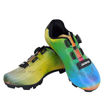 Load image into Gallery viewer, Asdf MTB Road Self-Locking Cycling Shoes Men Women, Reflective Mountain Compatible Professional SPD Cleat Bicycle Shoes,40
