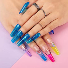Load image into Gallery viewer, Makartt Poly Nail Gel Kit, Clear Pink Fall Winter Nail Gel Kit Poly Nail Extension Gel Nail Enhancement Set Bundle With 6 Bottles Crystal Jelly Gel Nail Polish
