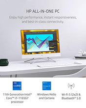 Load image into Gallery viewer, HP 27 All-in-One PC, 11th Gen Intel Core i7-1165G7 Processor, 16 GB RAM, 512 GB SSD, 27" Full HD Touchscreen, Windows 10 Home, Wireless Mouse &amp; Keyboard, Dual-Array Mic, 1080p Webcam (27-DP1280, 2020)
