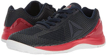 Load image into Gallery viewer, Reebok Women's CROSSFIT Nano 7.0 Running Shoe, Collegiate Navy/Primal Red/White/Black, 5 M US
