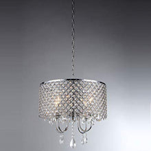 Load image into Gallery viewer, Whse of Tiffany RL5633 Deluxe Crystal Chandelier, 9" x 17" x 17"
