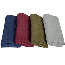 Load image into Gallery viewer, Chalier 4 PCS Hijab Scarfs for Women Soft Scarf Shawl Lightweight Long Wraps for All Season,Burgundy/Navy Blue/Army Green/Dark Grey
