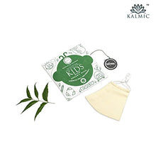 Load image into Gallery viewer, Kalmic Gift Hamper for Kids, [Neem] | 100% GOTS Certified Organic Cotton (Swaddles, Wraps with Hood, Burpcloths, Bibs, Mittens, Face Mask for Kids, Mother) | Gift Set for Kids 0-1 Years
