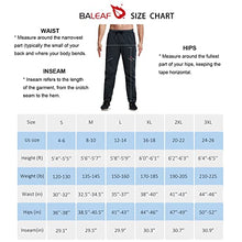 Load image into Gallery viewer, BALEAF Men's Thermal Windproof Cycling Pants Fleece Mountain Bike Pants Winter Cold Weather Running Gear Black L
