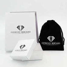 Load image into Gallery viewer, 925 Italian Sterling Silver 2.5mm Solid Franco Chain, FREE Microfiber Cloth, Rhodium Plated Square Box Link Necklace, Giorgio Bergamo (24)
