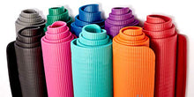 Load image into Gallery viewer, Gaiam Essentials Thick Yoga Mat Fitness &amp; Exercise Mat With Easy-Cinch Yoga Mat Carrier Strap, Teal, 72"L X 24"W X 2/5 Inch Thick
