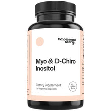 Load image into Gallery viewer, Myo-Inositol &amp; D-Chiro Inositol Blend | 30-Day Supply | Most Beneficial 40:1 Ratio | Hormonal Balance &amp; Healthy Ovarian Function Support for Women | Vitamin B8 | (120 Capsules)
