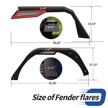 Load image into Gallery viewer, OEDRO Fender Flares w/ Signal Lights Compatible with 2018-2022 Jeep Wrangler JL &amp; JLU Unlimited (2-Door &amp; 4-Door), Off-Road Widened Steel Front &amp; Rear 4 PCS Set

