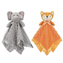 Load image into Gallery viewer, Pro Goleem Elephant and Fox Security Blanket,16''
