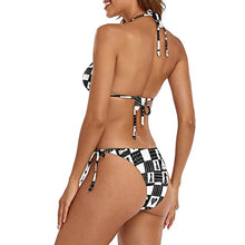 Load image into Gallery viewer, MARZXIN Two Piece Swimsuit Sexy Swimwear Halter String Triangle Bikini Sets Tie Side Bathing Suit
