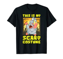 Load image into Gallery viewer, Mademark x SpongeBob SquarePants - SpongeBob Halloween This is My Scary Costume Patrick Mummy T-Shirt

