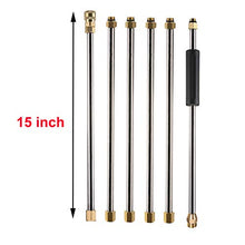 Load image into Gallery viewer, Tool Daily Pressure Washer Extension Wand, 90 Inch Power Washer Lance, 1/4 Inch Quick Connect, M22, 4000 PSI
