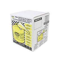 Load image into Gallery viewer, Eagle UI-50-FSY Yellow Galvanized Steel Type I Diesel Safety Can with Funnel, 5 gallon Capacity, 13.5" Height, 12.5" Diameter

