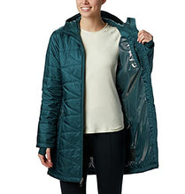 Load image into Gallery viewer, Columbia Women's Mighty Lite Hooded Jacket, Dark Seas, Medium
