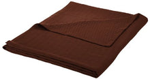 Load image into Gallery viewer, Diamond King Cotton Throw Blanket, Breathable Thermal Bed/Sofa Blanket Couch, Snuggle in These Super Soft Cozy Cotton Blankets - Perfect for Layering Any Bed, Chocolate
