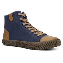 Load image into Gallery viewer, Hybrid Green Label Men's The Wolsey 2.0 High Fashion, Casual Recycled Canvas &amp; Leather Lace-Up, Round Toe, Rubber Outsole; Size 12
