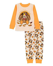 Load image into Gallery viewer, Disney Kids' Minnie and Mickey Seasonal Snug-Fit Cotton Pajamas, Cute Turkey, 4T
