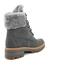Load image into Gallery viewer, Timberland Women's Courmayeur Valley WP 6in with Shearling, Medium Grey Nubuck, 080 M US
